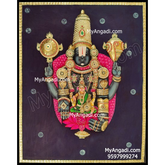 3D Balaji Tanjore Painting