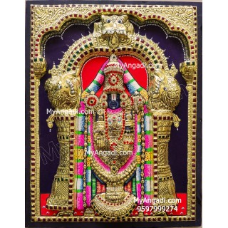 3D Balaji Tanjore Painting