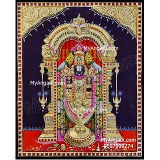 3D Balaji Tanjore Painting