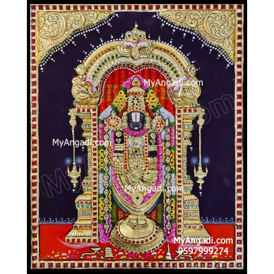 3D Balaji Tanjore Painting