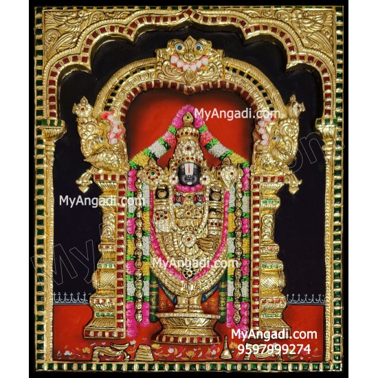 3D Balaji Tanjore Painting