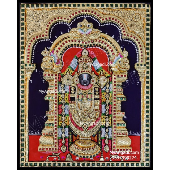 3D Balaji Tanjore Painting