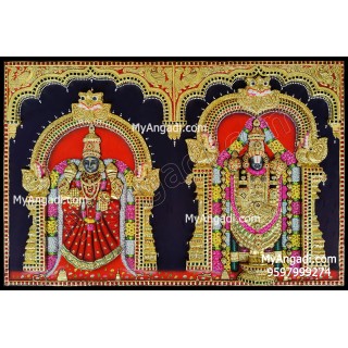 3D Balaji Thayar Tanjore Painting