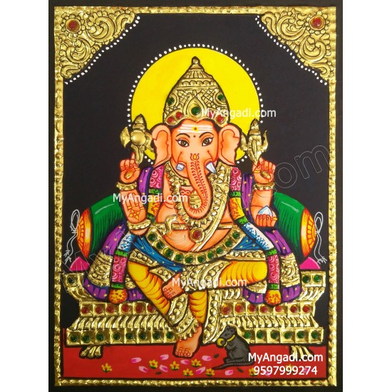 Ganesha Tanjore Painting Ganesha Tanjore Painting