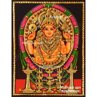 Chittanikarai Bagavathi Amman Tanjore Painting
