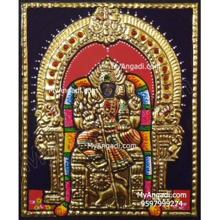 Simha Durgai Tanjore Painting