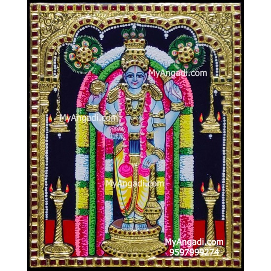 Guruvayurappan Tanjore Painting