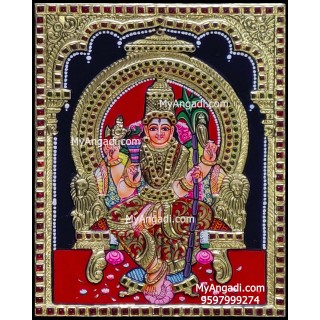 Kamatchi Amman Tanjore Painting, Amman Tanjore Painting