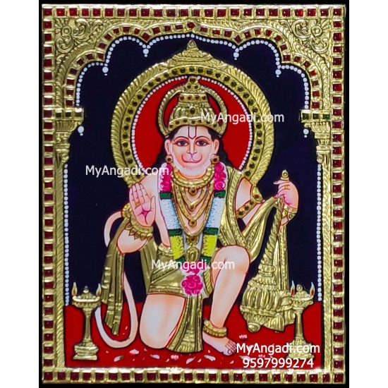 Hanuman Tanjore Painting