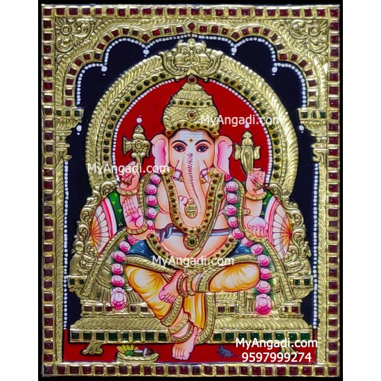 Ganesha Tanjore Painting Ganesha Tanjore Painting