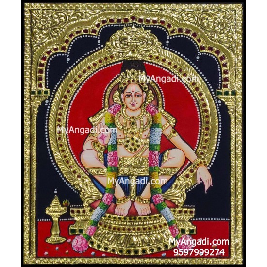 Aiyyappan Tanjore Painting