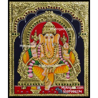 Ganesha Tanjore Painting