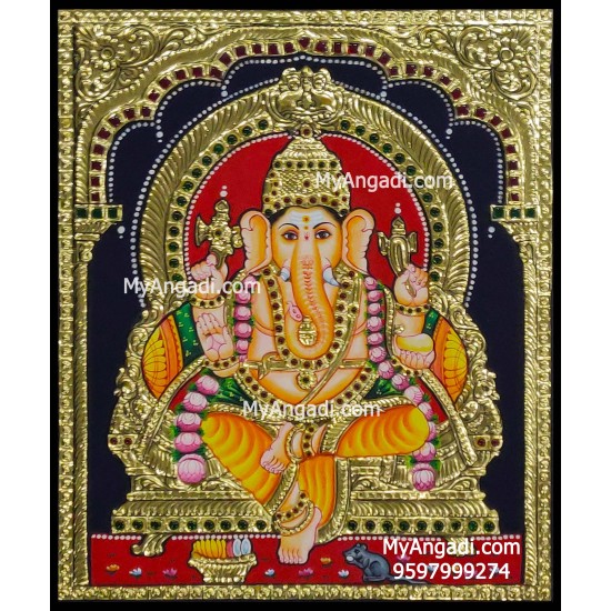 Ganesha Tanjore Painting Ganesha Tanjore Painting
