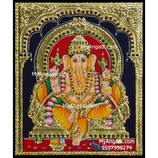 Ganesha Tanjore Painting