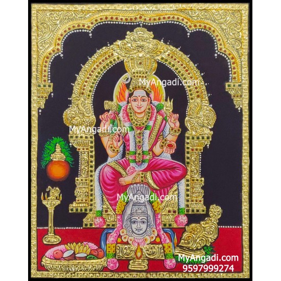 Karumariamman Tanjore Painting Karumariamman Tanjore Painting