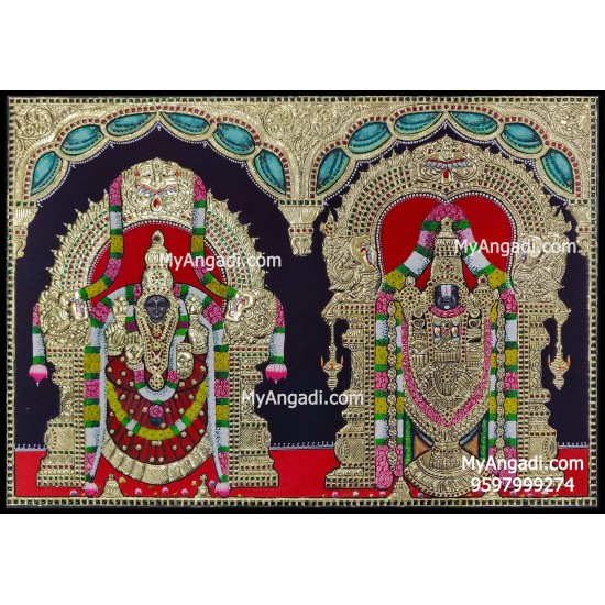 Balaji Thayar Tanjore Painting Balaji Thayar Tanjore Painting