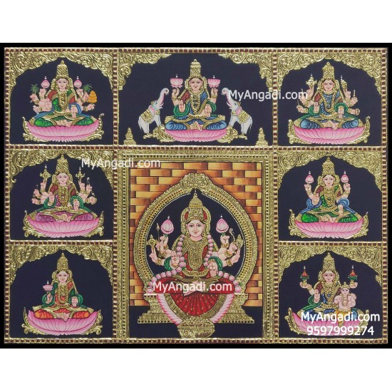 Ashtalakshmi Tanjore Painting