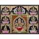 Ashta Lakshmi Tanjore Painting, AshtaLakshmi Tanjore Painting