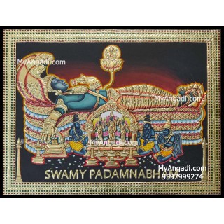 Padmanabaswamy Tanjore Painting
