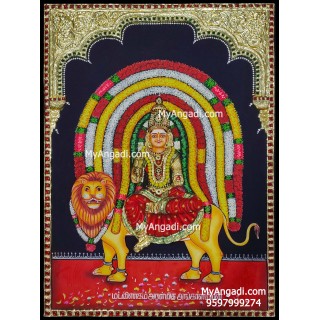 Madavilagam Angalamman Tanjore Painting