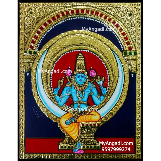 Brahmotsavam Set Venkateshwara Tanjore Paintings Brahmotsavam Set Venkateshwara Tanjore Paintings