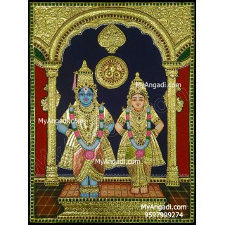 Pandurangan Rakhumai Tanjore Painting