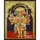 Panchamuga Hanuman Tanjore Painting