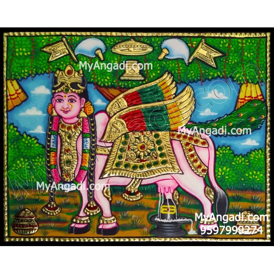 Kamadhenu Tanjore Paintings Kamadhenu Tanjore Paintings