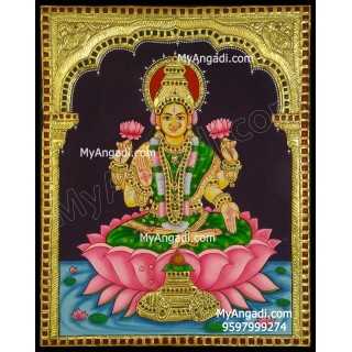 Mahalakshmi Tanjore Painting