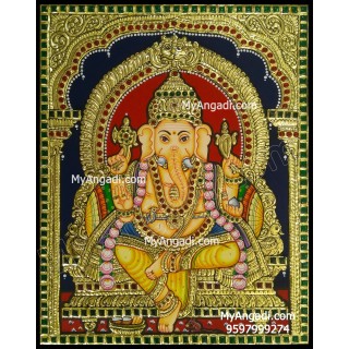 Ganesha Tanjore Painting