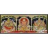 Ganesha Lakshmi Saraswathi Tanjore Painting