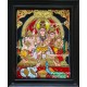 Shiva Family Tanjore Painting Shiva Family Tanjore Painting