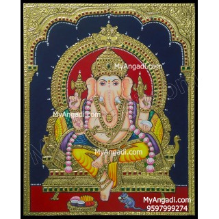 Ganesha Tanjore Painting