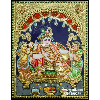 Krishna Tanjore Painting