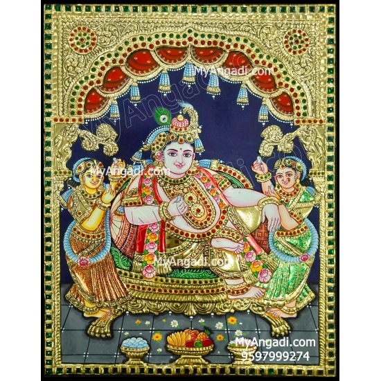 Krishna Tanjore Painting