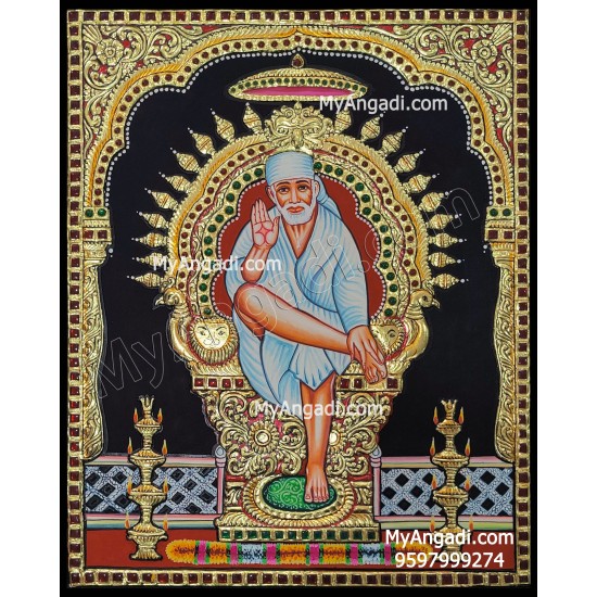 Sai Baba Tanjore Painting