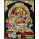 Shiva Family Tanjore Painting Shiva Family Tanjore Painting