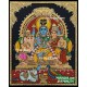 Shiva Family Tanjore Painting Shiva Family Tanjore Painting