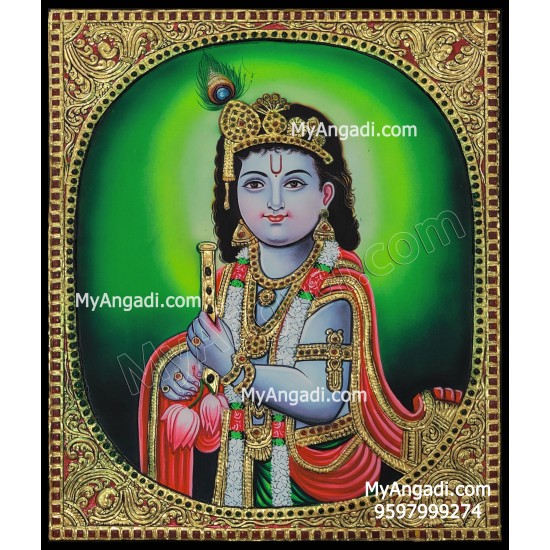 Krishna Tanjore Painting Krishna Tanjore Painting