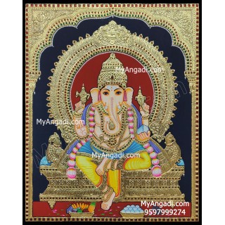 Ganesha Tanjore Painting