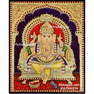 Ganesha Tanjore Painting