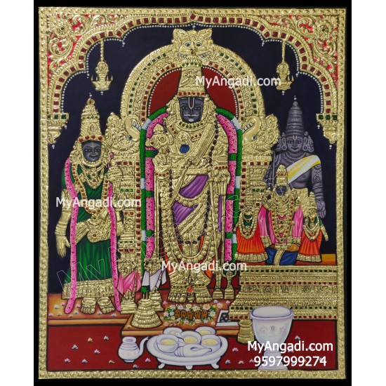 Parthasarathy Perumal Tanjore Painting