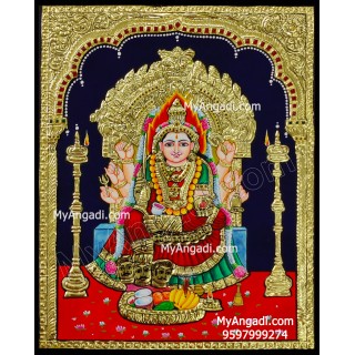 Samayapura Mariamman Tanjore Painting