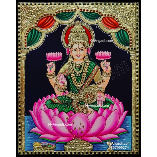 Maha Lakshmi Tanjore Painting