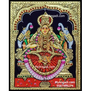 Gaja Lakshmi Tanjore Painting