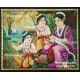 Sita with Lava and Kusa Tanjore Painting Sita with Lava and Kusa Tanjore Painting