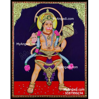 Hanuman Tanjore Painting