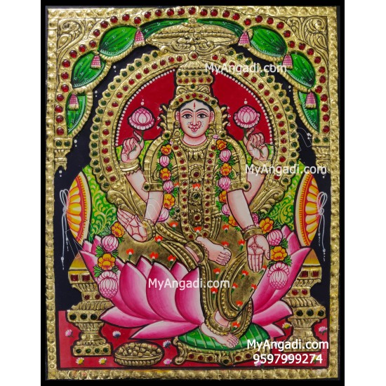 Aiswarya Lakshmi Tanjore Painting