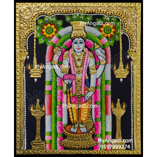 Guruvayurappan Tanjore Painting