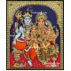 Shiva Family Tanjore Painting